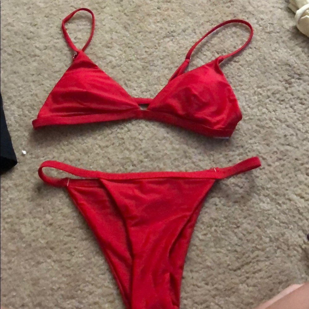Red bikini